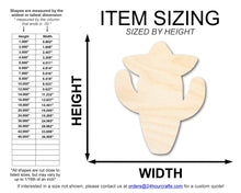 Load image into Gallery viewer, Unfinished Sombrero Cactus Shape | DIY Craft Cutout | up to 46&quot; DIY
