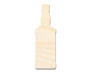 Unfinished Whisky Bottle Shape | DIY Craft Cutout | up to 46" DIY