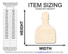 Load image into Gallery viewer, Unfinished Tequila Bottle Shape | DIY Craft Cutout | up to 46&quot; DIY
