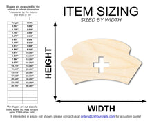 Load image into Gallery viewer, Unfinished Nurse Hat Shape | DIY Craft Cutout | up to 46&quot; DIY

