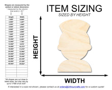 Load image into Gallery viewer, Unfinished Nurse Shape | DIY Craft Cutout | up to 46&quot; DIY
