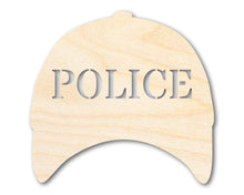 Load image into Gallery viewer, Unfinished Police Cap Shape | DIY Craft Cutout | up to 46&quot; DIY
