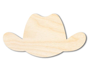 Unfinished Wood Cowboy Hat Shape | DIY Craft Cutout | up to 46" DIY