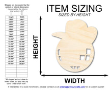 Load image into Gallery viewer, Unfinished Disco Cowgirl Shape | DIY Craft Cutout | up to 46&quot; DIY
