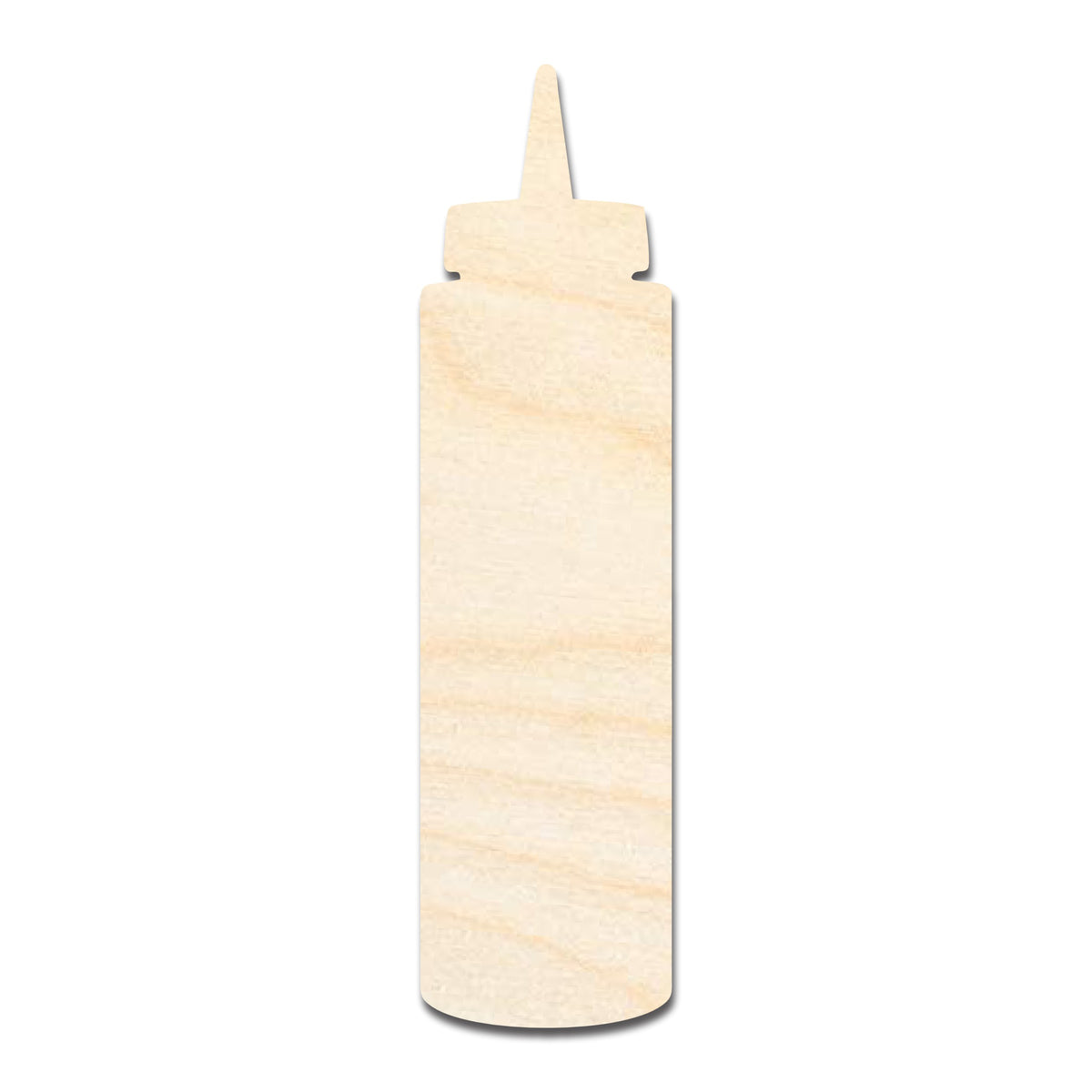 Unfinished Condiment Bottle Shape | DIY Craft Cutout | up to 46