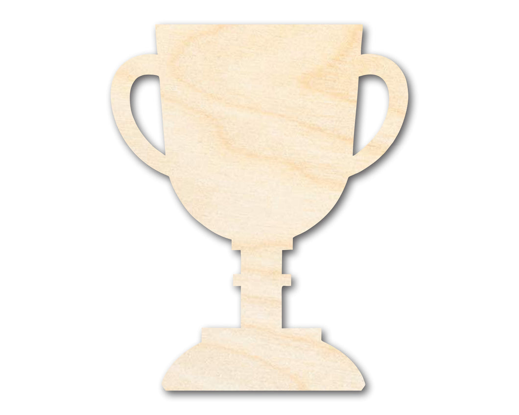 Unfinished Trophy Shape | DIY Craft Cutout | up to 46