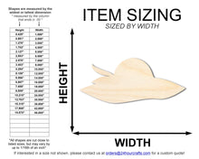 Load image into Gallery viewer, Unfinished Fascinator Hat Shape | DIY Craft Cutout | up to 46&quot; DIY
