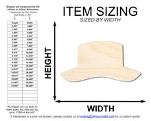 Load image into Gallery viewer, Unfinished Bucket Hat Shape | DIY Craft Cutout | up to 46&quot; DIY
