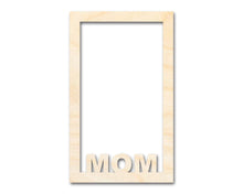 Load image into Gallery viewer, Unfinished Mom Frame Shape | DIY Craft Cutout | up to 46&quot; DIY
