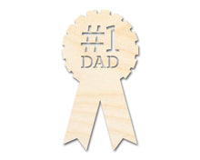 Load image into Gallery viewer, Unfinished Dad Ribbon Shape | DIY Craft Cutout | up to 46&quot; DIY
