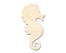 Load image into Gallery viewer, Unfinished Cute Seahorse Shape | DIY Craft Cutout | up to 46&quot; DIY
