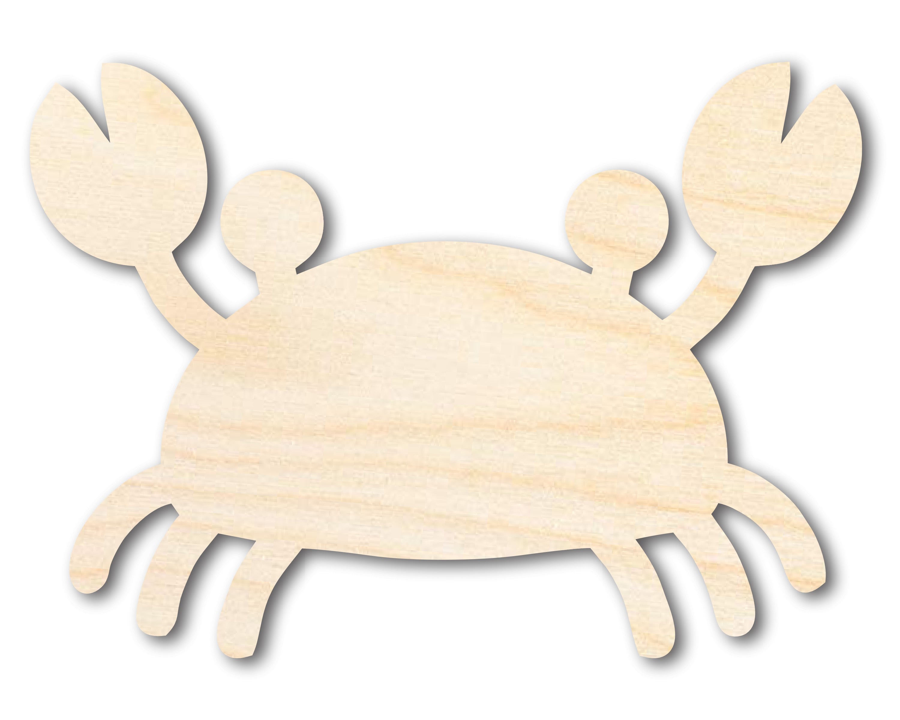 Unfinished Cute Crab Shape | DIY Craft Cutout | up to 46