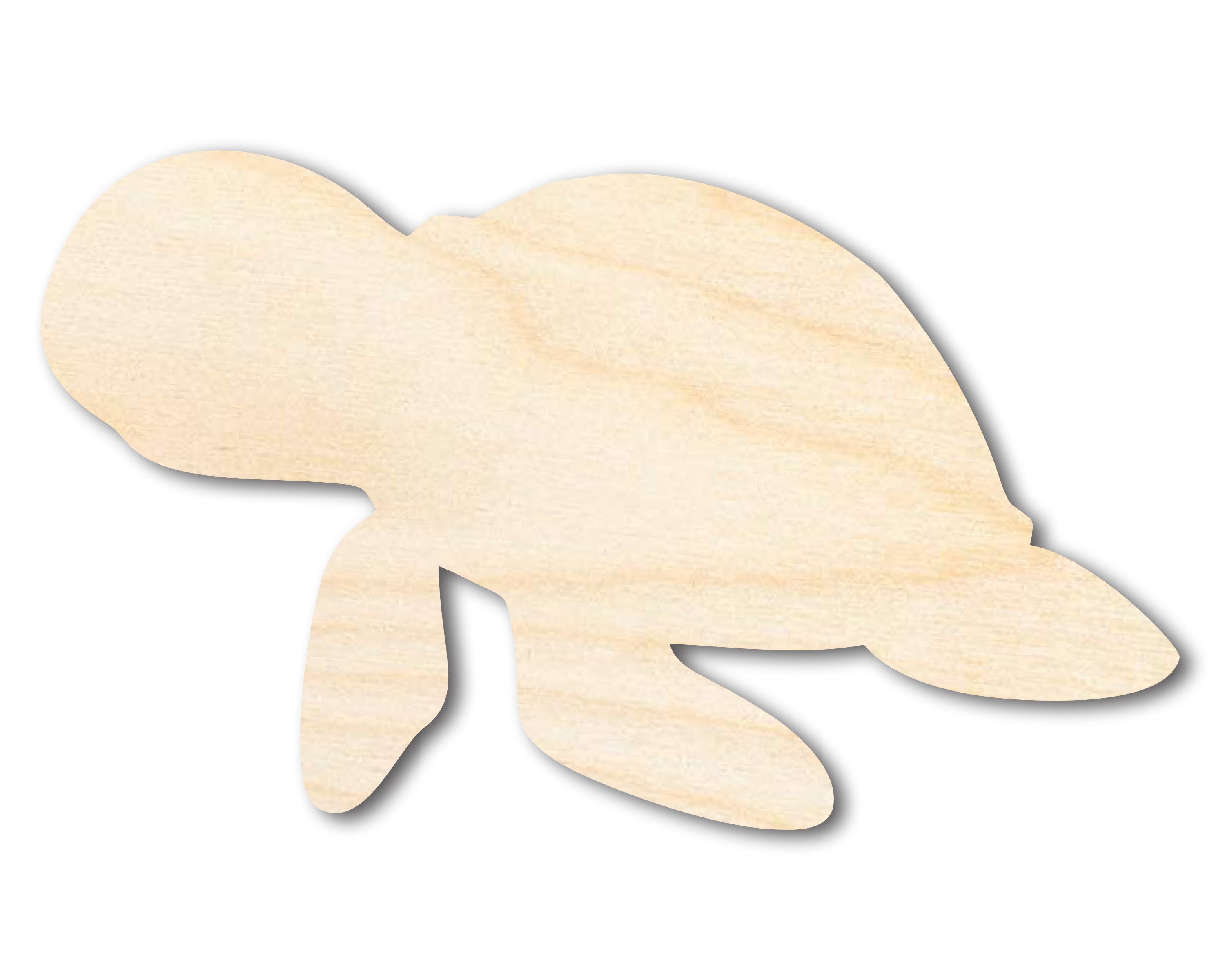 Unfinished Cute Sea Turtle Shape | DIY Craft Cutout | up to 46