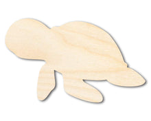 Load image into Gallery viewer, Unfinished Cute Sea Turtle Shape | DIY Craft Cutout | up to 46&quot; DIY
