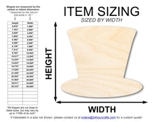 Load image into Gallery viewer, Unfinished Wood Uncle Sam Hat Shape | DIY Craft Cutout | up to 46&quot; DIY
