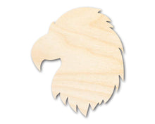 Load image into Gallery viewer, Unfinished Wood Eagle Head Shape | DIY Craft Cutout | up to 46&quot; DIY
