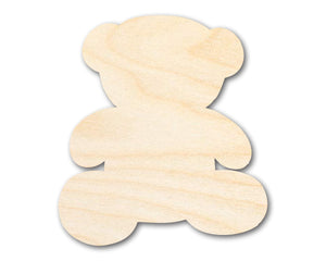 Unfinished Wood Teddy Bear Shape | DIY Craft Cutout | up to 46" DIY