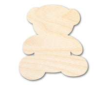 Load image into Gallery viewer, Bigger Better | Unfinished Wood Teddy Bear Shape |  DIY Craft Cutout
