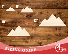 Load image into Gallery viewer, Unfinished Wood Great Pyramid of Giza Shape | DIY Craft Cutout | up to 46&quot; DIY
