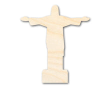 Load image into Gallery viewer, Unfinished Wood Christ the Redeemer Shape | DIY Craft Cutout | up to 46&quot; DIY
