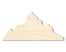 Load image into Gallery viewer, Unfinished Wood Mount Everest Shape | DIY Craft Cutout | up to 46&quot; DIY
