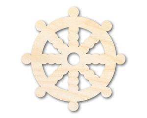 Unfinished Wood Buddhism Symbol Shape | DIY Craft Cutout | up to 46" DIY