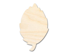 Load image into Gallery viewer, Unfinished Wood Simple Fall Leaf Shape | DIY Craft Cutout | up to 46&quot; DIY
