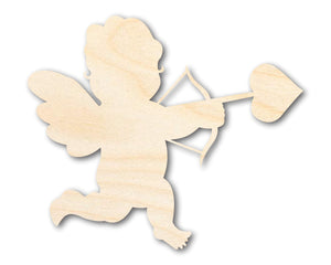 Unfinished Wood Cupid Shape | DIY Craft Cutout | up to 46" DIY