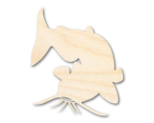 Load image into Gallery viewer, Unfinished Wood Catfish Shape | DIY Craft Cutout | up to 46&quot; DIY
