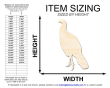 Load image into Gallery viewer, Unfinished Wood Unfluffed Turkey Shape | DIY Craft Cutout | up to 46&quot; DIY
