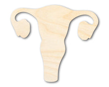 Load image into Gallery viewer, Unfinished Wood Uterus Shape | DIY Craft Cutout | up to 46&quot; DIY
