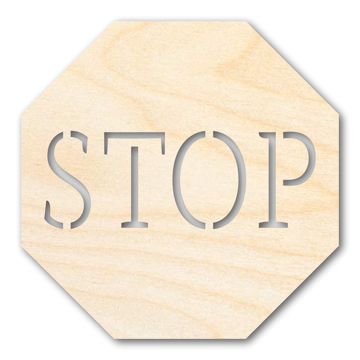 Stop Signe Craft Unfinished Wood Stop Sign Shape | DIY Craft Cutout | up to 46