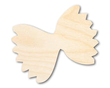 Load image into Gallery viewer, Unfinished Wood Farfalle Pasta| DIY Craft Cutout | up to 46&quot; DIY
