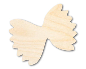 Unfinished Wood Farfalle Pasta| DIY Craft Cutout | up to 46" DIY