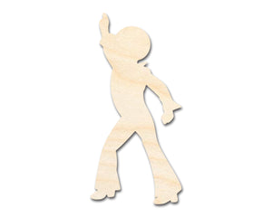 Unfinished Wood Disco Man Shape | DIY Craft Cutout | up to 46" DIY