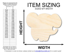 Load image into Gallery viewer, Unfinished Wood Cartoon Elephant Shape | DIY Craft Cutout | up to 46&quot; DIY
