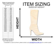 Load image into Gallery viewer, Unfinished Wood Stiletto Boot Shape | DIY Craft Cutout | up to 46&quot; DIY
