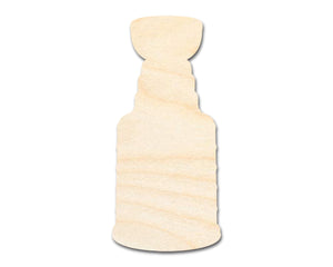 Unfinished Wood Hockey Trophy Shape | DIY Craft Cutout | up to 46" DIY