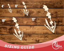 Load image into Gallery viewer, Unfinished Wood Lavender Shape | DIY Craft Cutout | up to 46&quot; DIY
