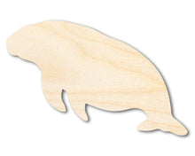 Load image into Gallery viewer, Unfinished Wood Chunky Manatee Shape | DIY Craft Cutout | up to 46&quot; DIY
