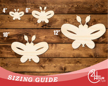 Load image into Gallery viewer, Unfinished Wood Balloon Butterly Shape | DIY Craft Cutout | up to 46&quot; DIY
