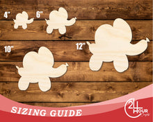 Load image into Gallery viewer, Unfinished Wood Balloon Elephant Shape | DIY Craft Cutout | up to 46&quot; DIY
