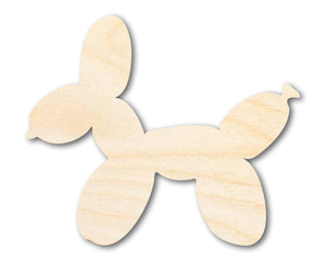 Unfinished Wood Balloon Dog Shape | DIY Craft Cutout | up to 46" DIY