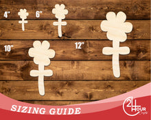 Load image into Gallery viewer, Unfinished Wood Balloon Flower Shape | DIY Craft Cutout | up to 46&quot; DIY
