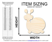 Load image into Gallery viewer, Unfinished Wood Balloon Snail Shape | DIY Craft Cutout | up to 46&quot; DIY
