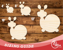 Load image into Gallery viewer, Unfinished Wood Balloon Snail Shape | DIY Craft Cutout | up to 46&quot; DIY
