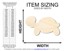 Load image into Gallery viewer, Unfinished Wood Balloon Turtle Shape | DIY Craft Cutout | up to 46&quot; DIY
