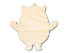 Load image into Gallery viewer, Unfinished Wood Cute Yeti Shape | DIY Craft Cutout | up to 46&quot; DIY
