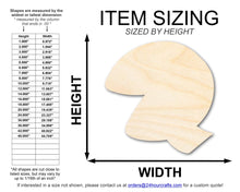 Load image into Gallery viewer, Unfinished Wood Fortune Cookie Shape | DIY Craft Cutout | up to 46&quot; DIY
