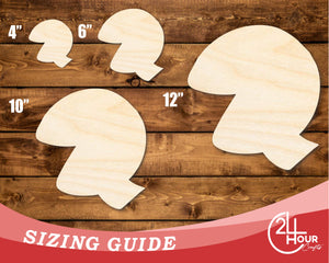 Unfinished Wood Fortune Cookie Shape | DIY Craft Cutout | up to 46" DIY